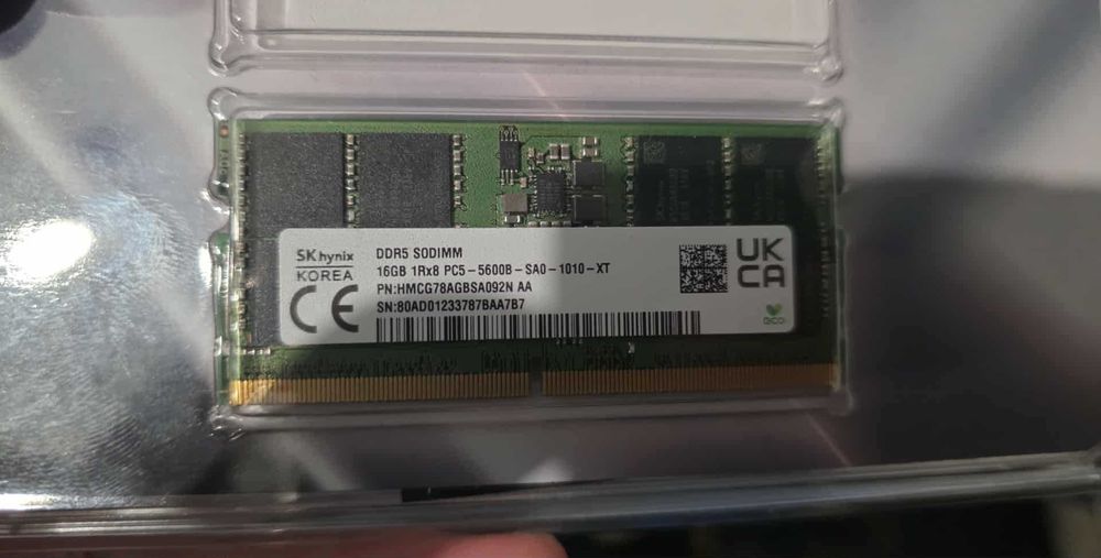 Pamięć RAM SK Hynix DDR5 16GB 5600MHZ