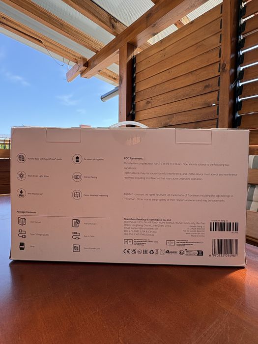 Głośnik przenośny Tronsmart Bang SE czarny 40 W