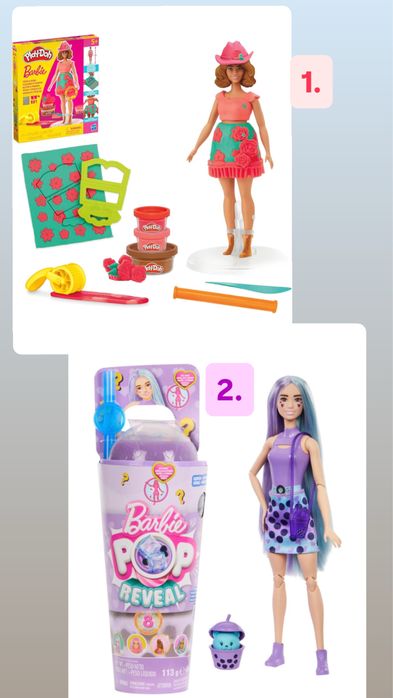 Play-Doh Barbie Florals , Barbie Pop Reveal