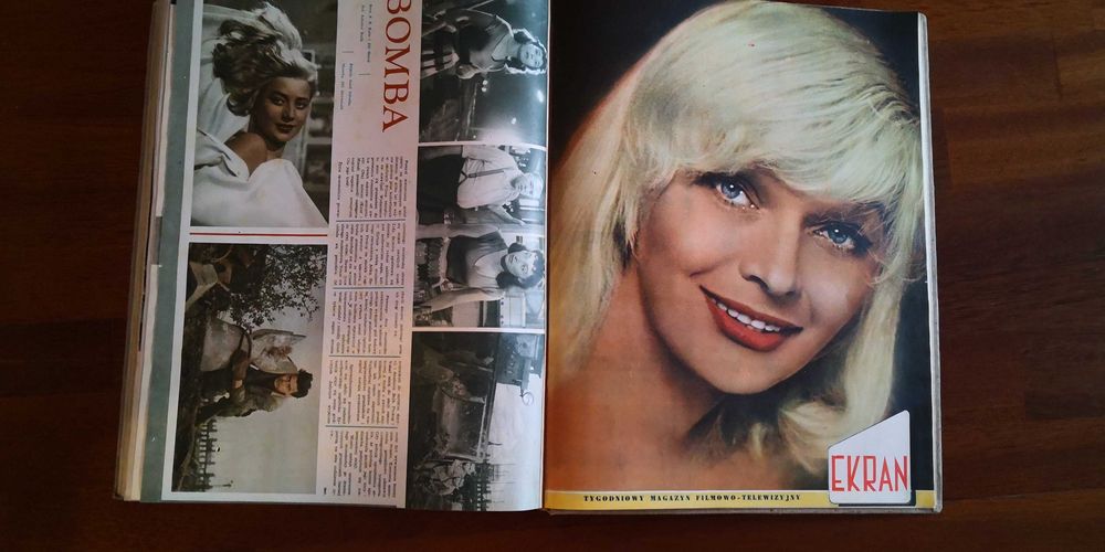 Stary tygodnik Ekran 1958 r oprawiony