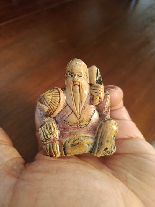 Escultura Divindade Chinesa Séc XVI 6,5 cm