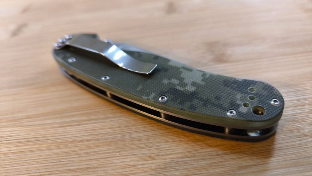 Nóż składany stal AUS-8 folder scyzoryk