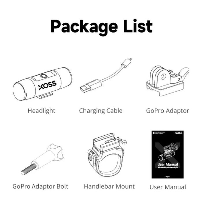 Велосипедный фонарь XOSS XL800