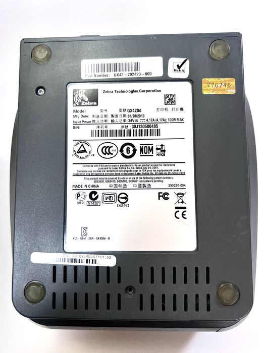 Принтер Zebra Gk420d для Нової Пошти (нова термоголовка)