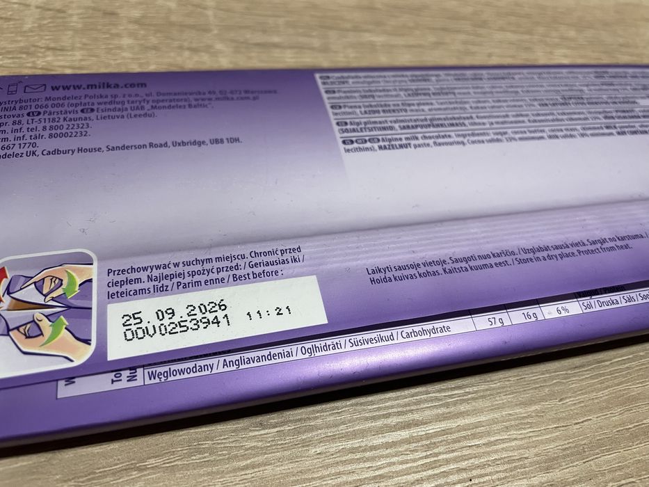 Czekolada Milka Alpine Milk 250g