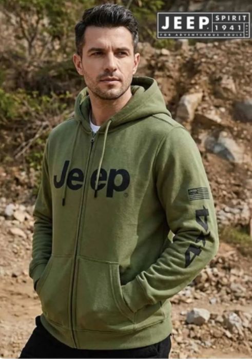 Bluza rozpinana jeep kaptur kangurka M