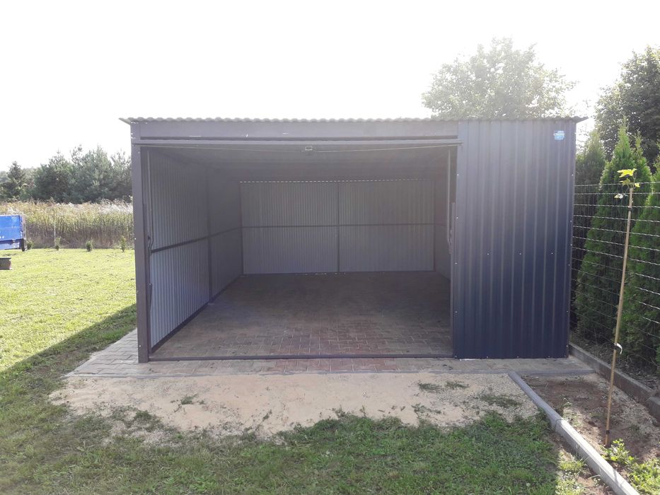 Garaz blaszany 4 x 6 blaszak