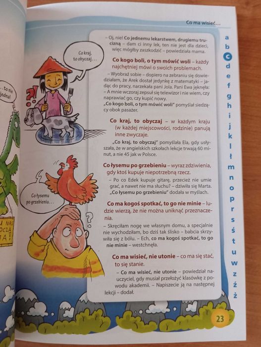Ilustrowany słownik przysłów