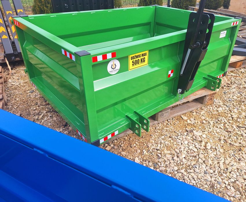 Na tylni TUZ skrzynia transportowa do ciągnika i minitraktorka