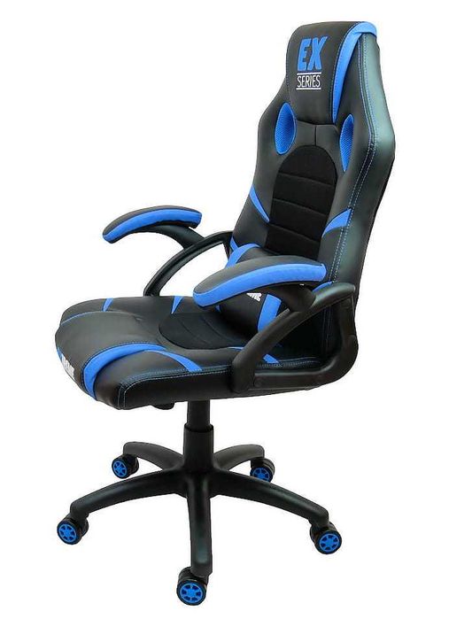 Fotel Gamingowy dla Gracza Extreme EX Black/Light Blue