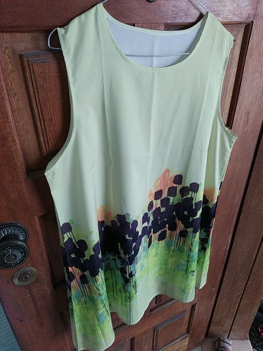 Green Strap Top, Size XL/XXL, New64284173018755120