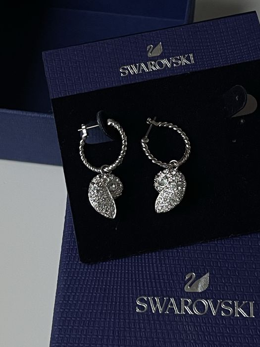 Brincos concha Swarovski