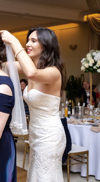 Suknia ślubna rybka ivory