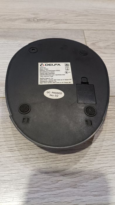 DELFA. Весы кухонные настольные
Кухонні ваги
Модель: DS-0K22