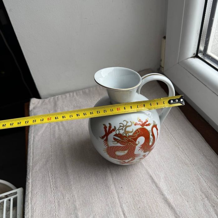 Wazon / Dzban ze Smokiem Schaubach Kunst porcelana lata 50 -60 te