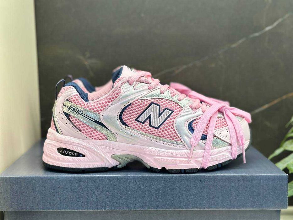 кросівки New Balance 530 Pink Silver легкі зручні преміум якість топ