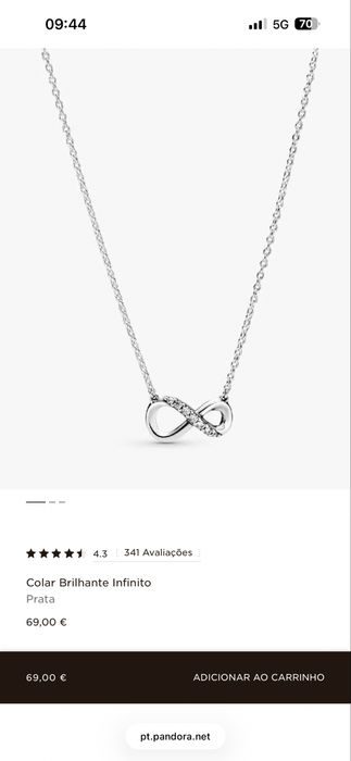 Colar pandora.