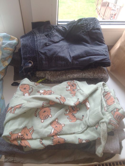 2 torby pełne ubrań na jesień zima prom 140 zł