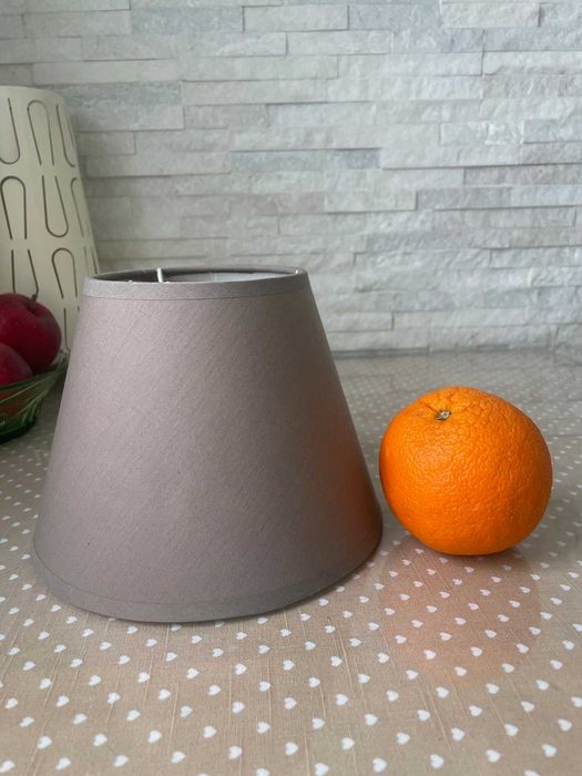 Abażur stożek 15 cm beżowy