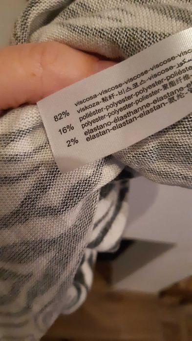 Bershka S 36 nowa sukienka metka modna panterka