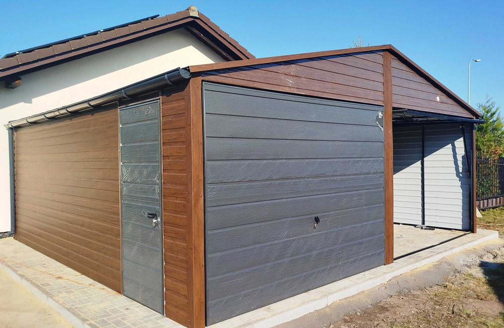 Podwójny Garaż Blaszany  PROMOCJA