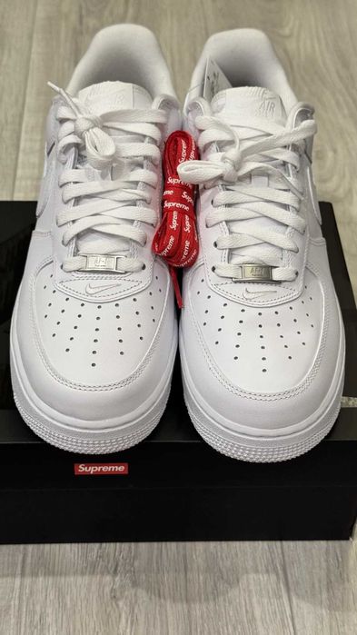 Nike Air Force 1 Low Supreme White R.46