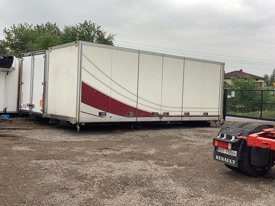 Chłodnia Kontener magazyn 8m aluminiowa podloga grube ściany transport