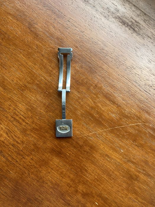 Fecho/bascula de  relogio cartier santos (aco e ouro)