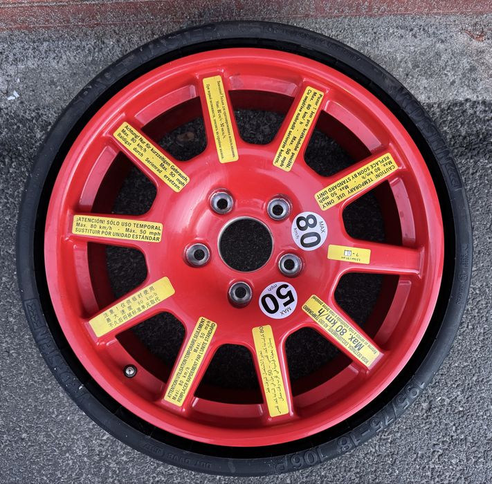 KOŁO dojazdowe zapasowe Volkswagen VW TOUAREG II 7P PORSCHE CAYENNE R18 5X130 18" 7P0601027E DOT4317!