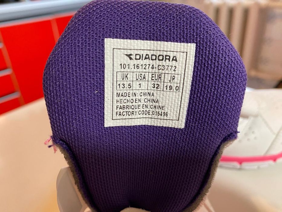 Кроссовки Diadora, р. 32, 20 см