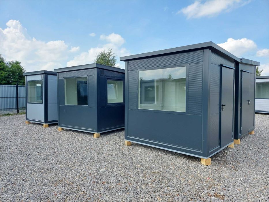 kontener ocieplany stróżówka pawilon budka biuro sterownia kabina