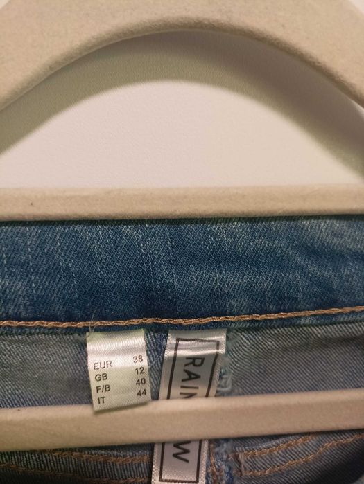 Dżinsowe bermudy wysoki stan 38/40