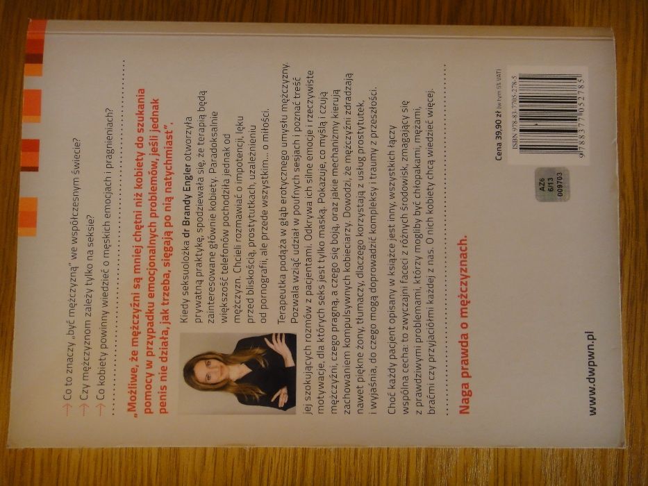 Mężczyzna na kozetce.Czego pragnie,co czuje,kogo się boi. B.Engler