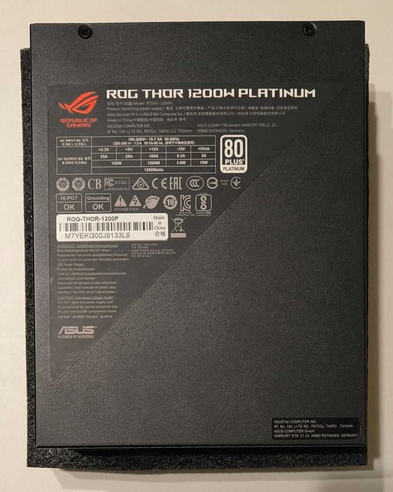 Блок живлення ASUS ROG Thor 1200W Platinum