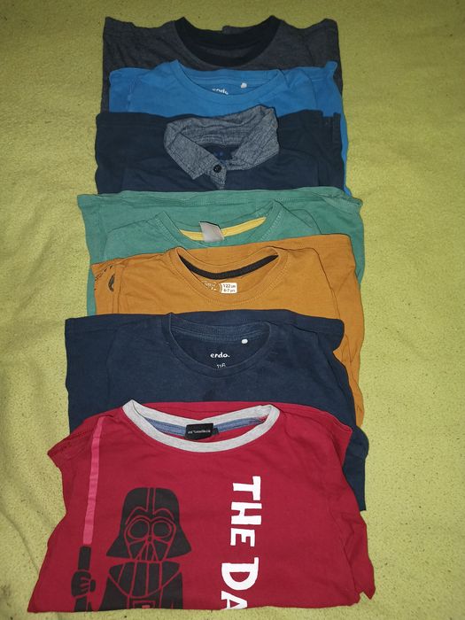 Zestaw bluzka z długim rękawem 116