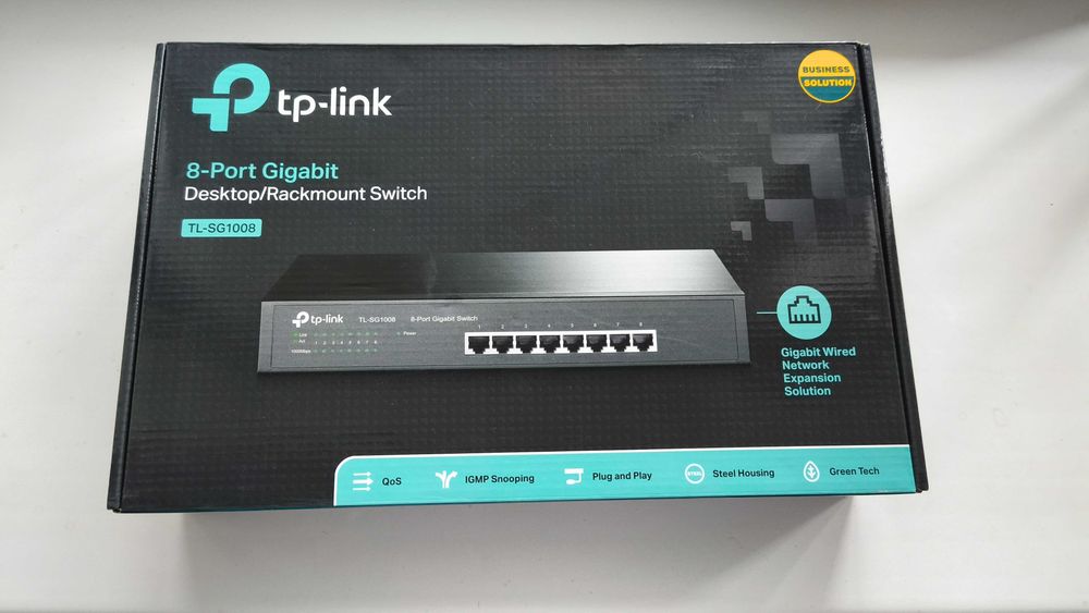 Комутатор мережевий некерований TP-Link TL-SG1008 Gigabit Ethernet
