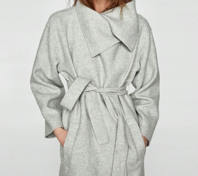 Nowy płaszcz Zara hand made M