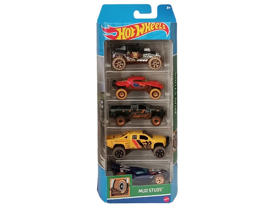 Autka Hot Wheels - Mud Studs - 5 pak (HTV40)