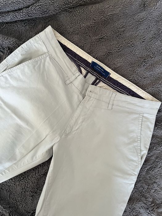 NOWE jasne spodnie Zara 44