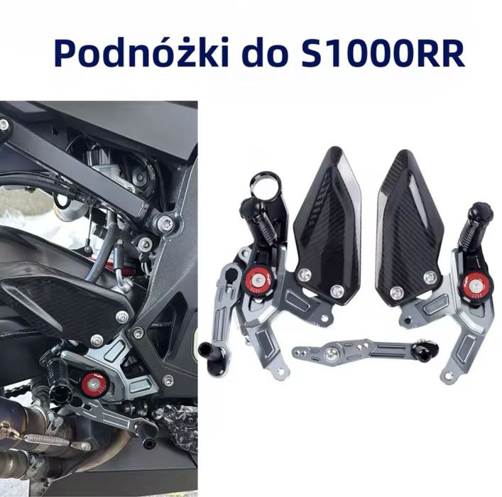 Sportowy regulowany podnóżek do motocykla BMW S1000RR 15-2018r