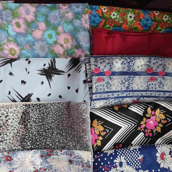 Відрізи тканини нові, отрезы ткани  разные- ситець, штапель, сатин