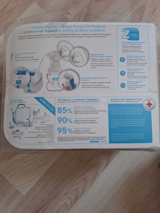 Laktator dwufazowy ręczny i elektryczny Lovi