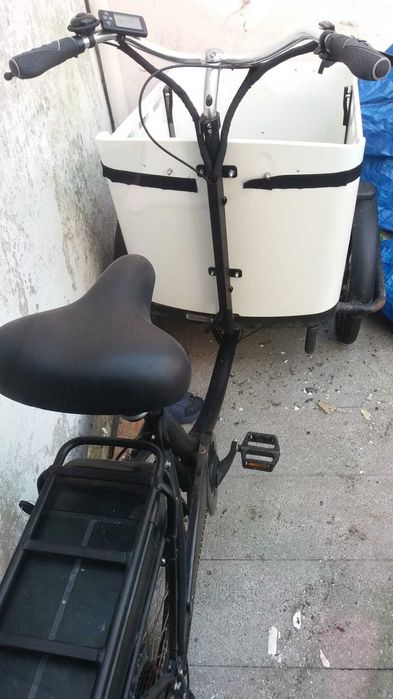 bicicleta/tryke de transporte elétrica (entrega PORTO)