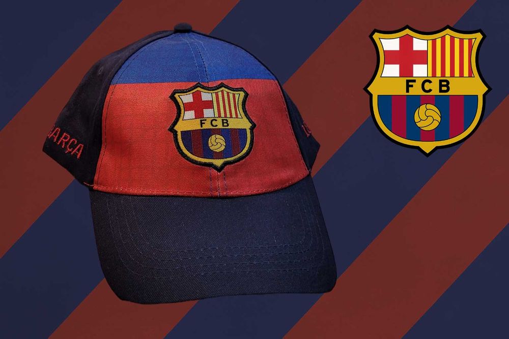 Czapka FC Barcelona z daszkiem junior licencja oficjalny produkt
