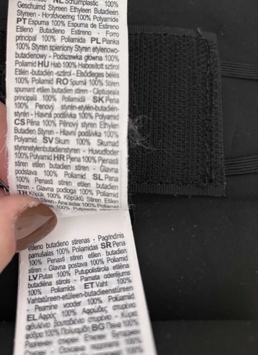 Cinta de Sudação de Fitness Preto - Decathlon