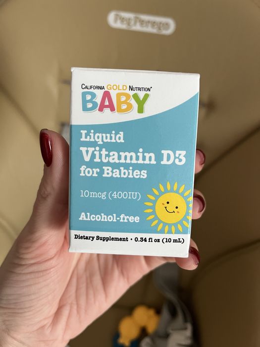 Вітамін D3 California Gold для малюків 10 мл