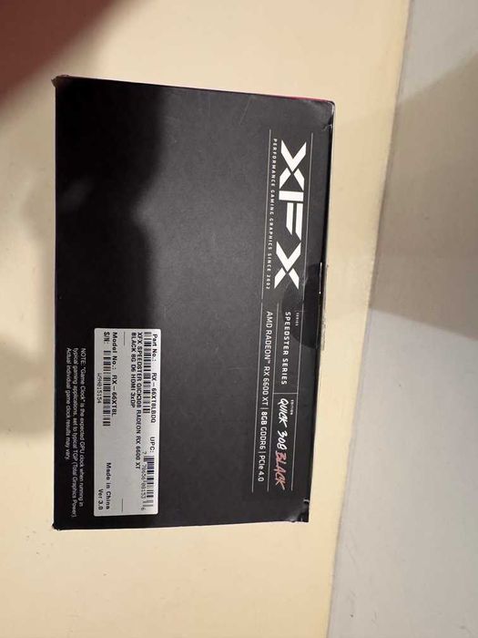 Placa gráfica XFX RX 6600 XT Qick 308 Black