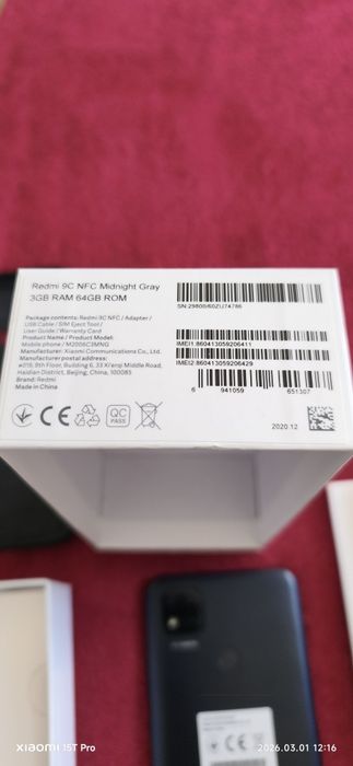 Telefon redmi 9C nfc