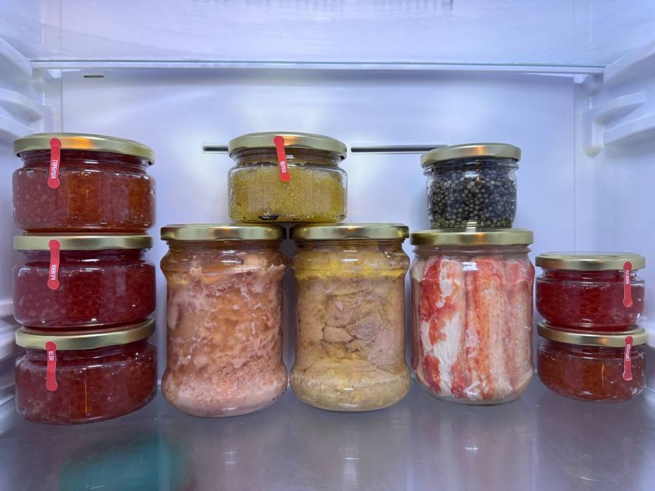 Красная икра Кеты, Горбуши, Кижуча, Нерки