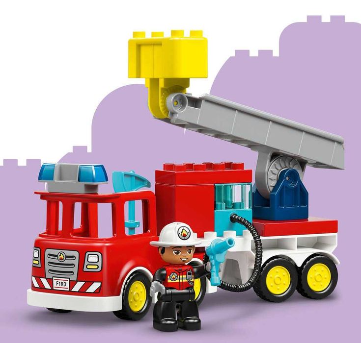 LEGO DUPLO 10473 WÓZ STRAŻACKI z wężem i strażakiem